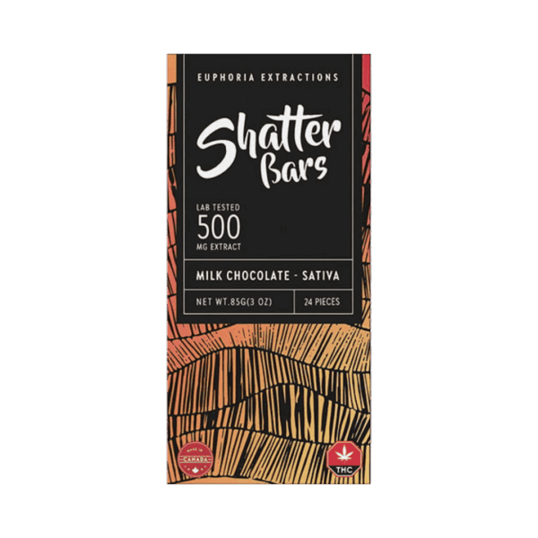 Euphoria Extractions ShatterBar Sativa - 500mg - Cookies & Green