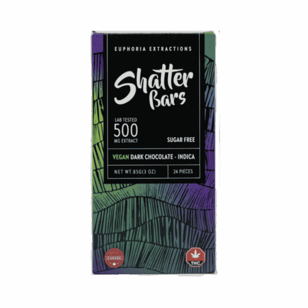 Euphoria Extractions ShatterBar Indica  - 500mg - Toffee Crunch
