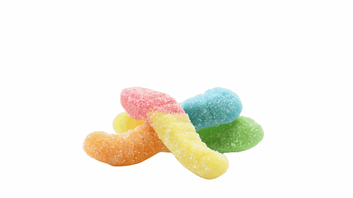 Ether Gummies – 180mg – Sour Gummy Worms - Image 3