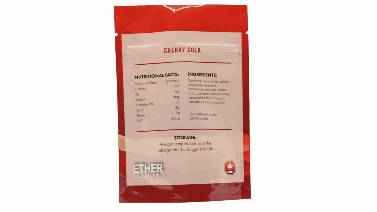 Ether Gummies - 180mg - Cherry Cola - Image 2