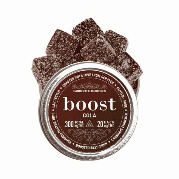 Boost Edibles – 300mg THC – Cola Gummies - Bulk