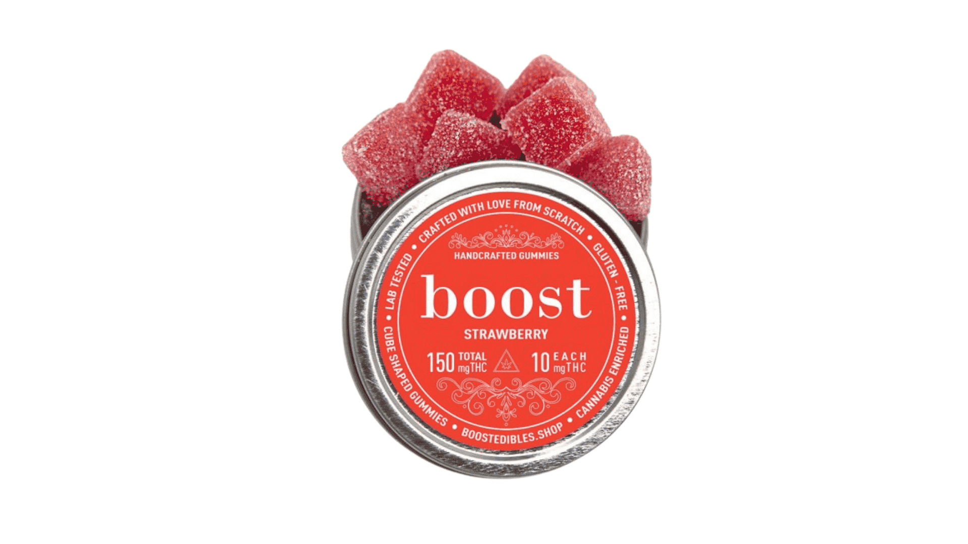 Better buds (3) Boost Edibles - 150mg THC - Strawberry Gummies - Image 1