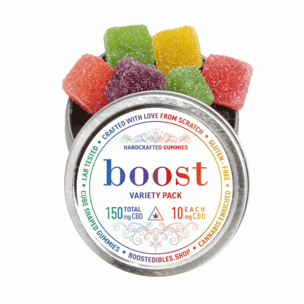 Boost CBD Edibles - 150mg - Variety Pack Gummies