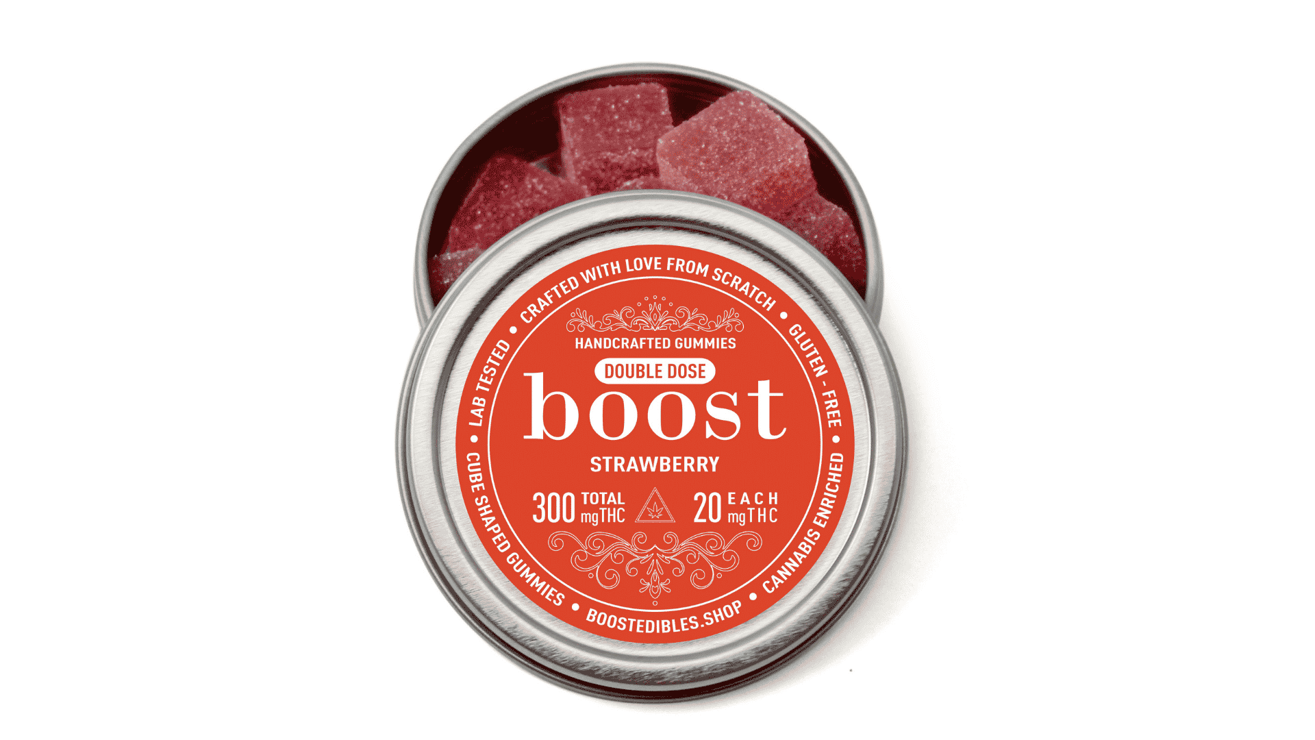 Better buds (5) Boost THC Edibles - 300mg - Strawberry - Image 1