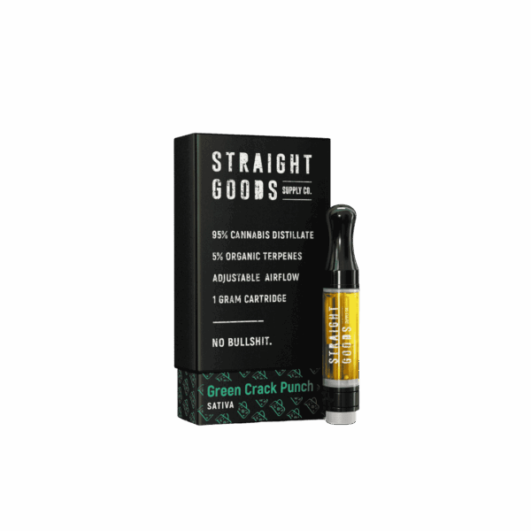 Straight Goods Supply Co. Cartridge  - 1g - Green Crack Punch