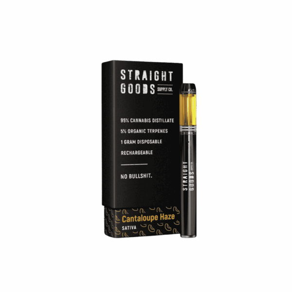 Straight Goods Supply Co. Distillate Disposable Pen - 1g - Cantaloupe Haze