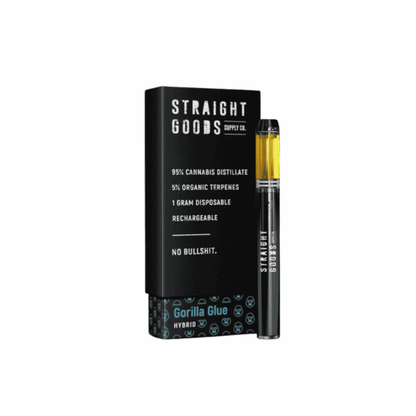 Straight Goods Supply Co. Distillate Disposable Pen - 1g - Gorilla Glue