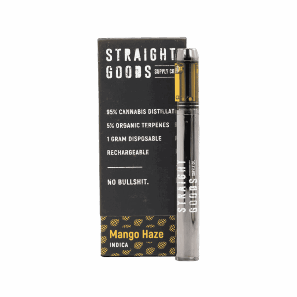 Straight Goods Supply Co. Distillate Disposable Pen - 1g - Mango Haze