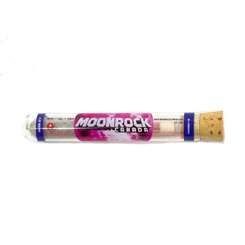 MR-12G-Preroll-Blueberry Moon Rock Canada Infused Pre Roll - 0.5g - Blueberry - Image 1