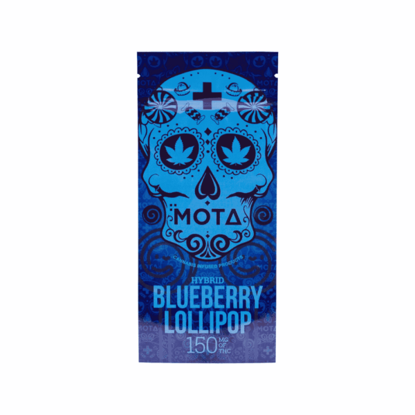 Mota Hybrid Lollipop - 150mg THC - Blueberry