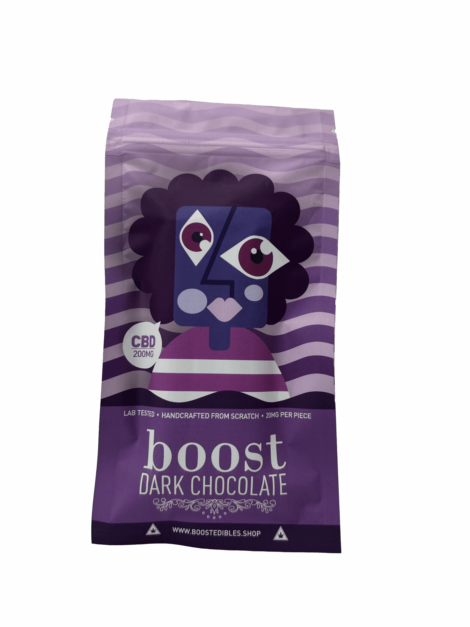 boost_darkchoco_200mg_cbd Boost CBD Edibles - 200mg - Dark Chocolate Bar - Image 1