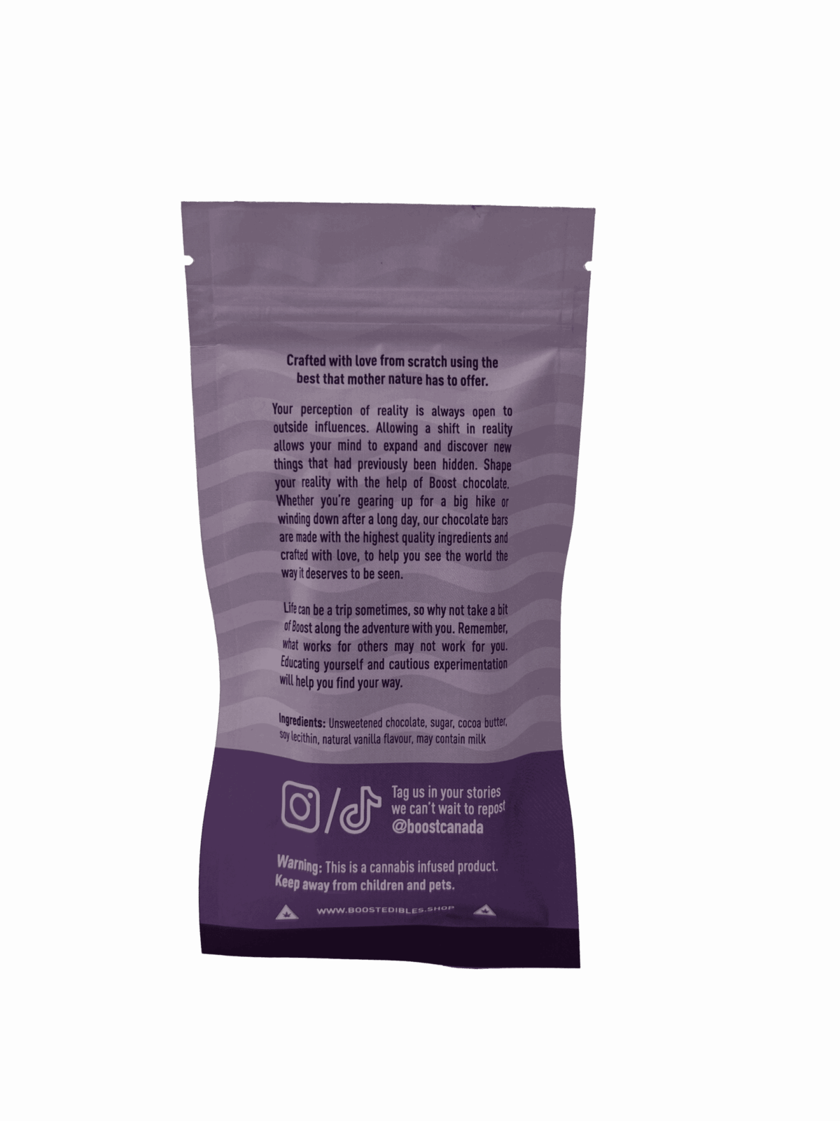 Boost CBD Edibles - 200mg - Dark Chocolate Bar - Image 2