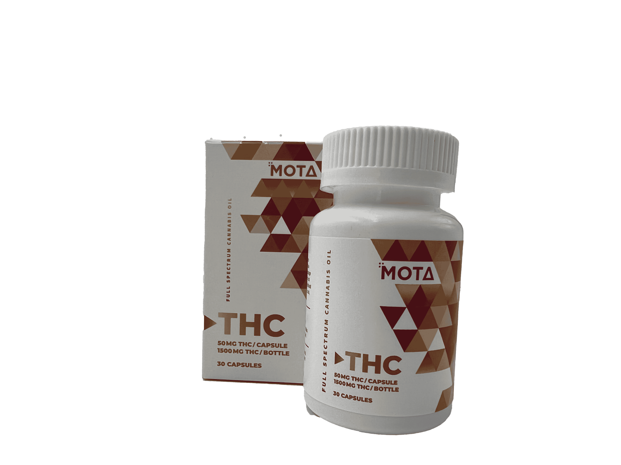 motathccaps Mota THC Capsules - 50mg Pills - 30 pills - Image 1