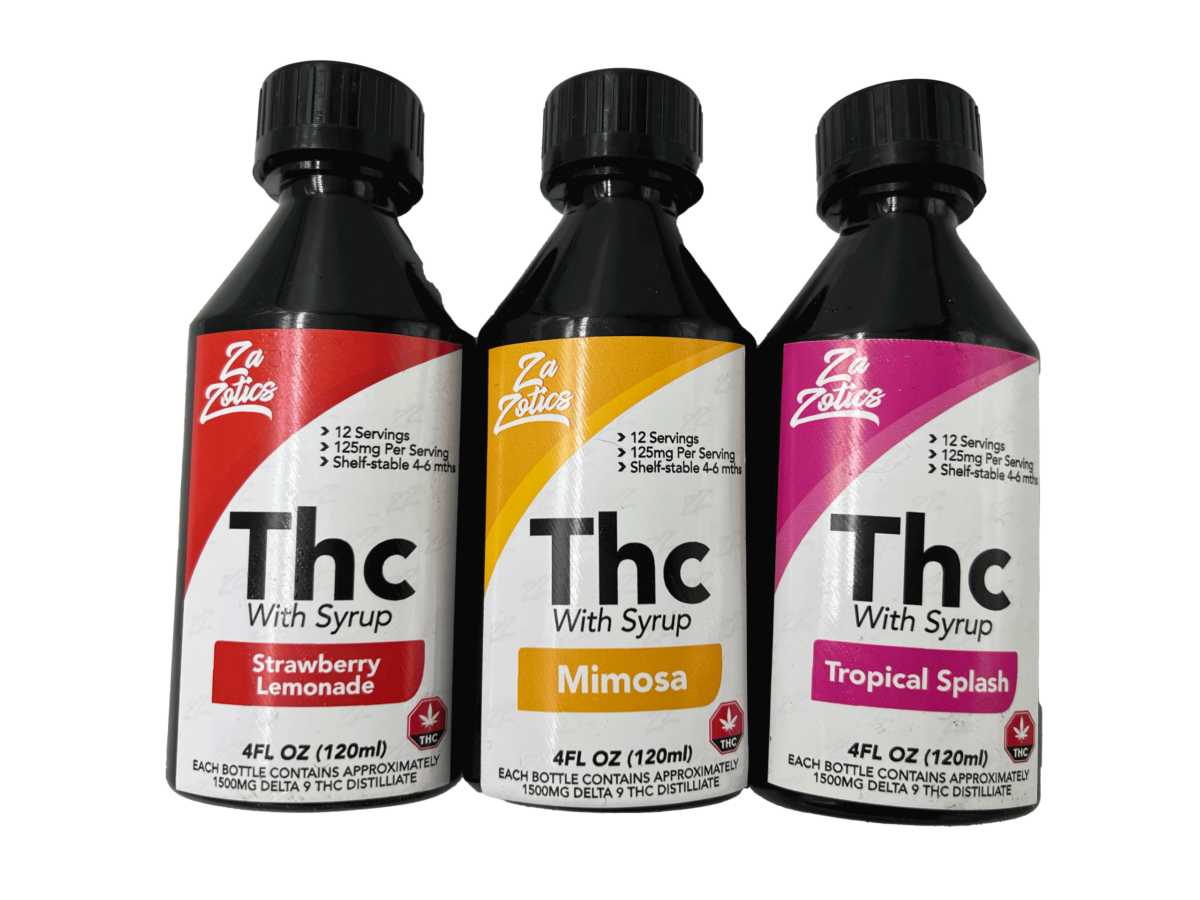 Za Zotic Syrup - 1500mg - Tropical Splash - Image 2