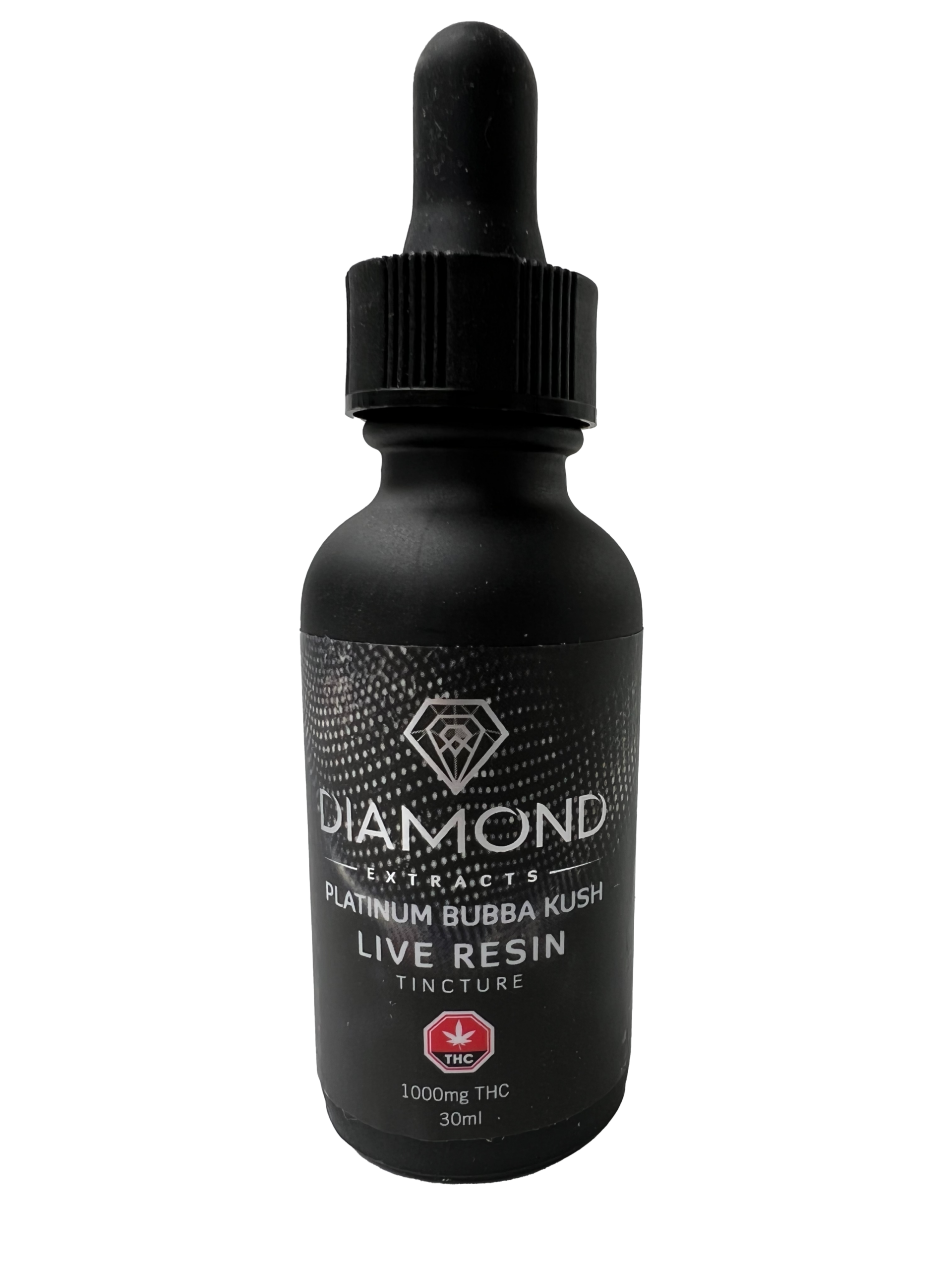 diamondliveresin Diamond Live Resin Tincture - 1000mg - Platinum Bubba Kush - Image 1