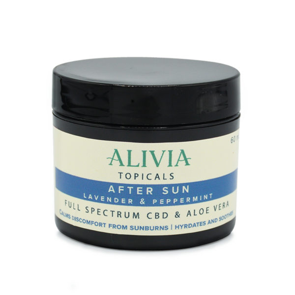 Alivia Topicals After Sun CBD Cream - Aloe Vera