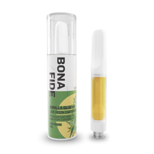 Bona Fide Live Resin Cartridge - 1g - Gorilla Glue #4
