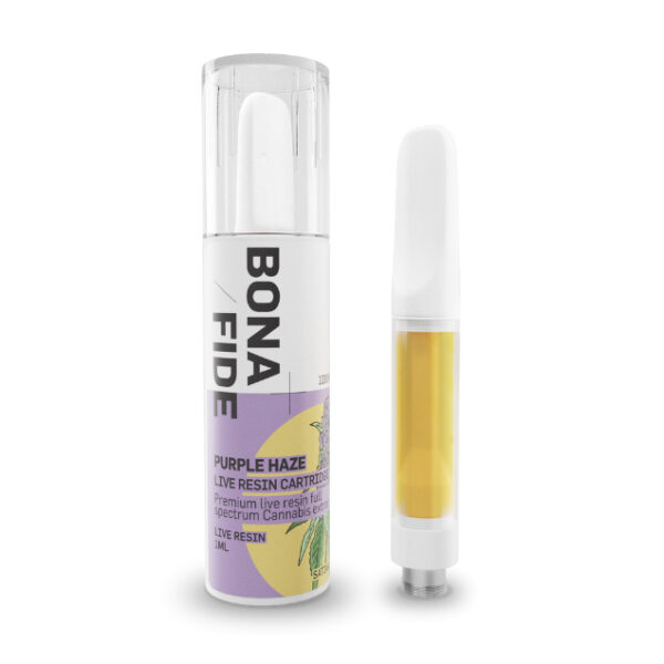 Bona Fide Live Resin Cartridge - 1g - Purple Haze