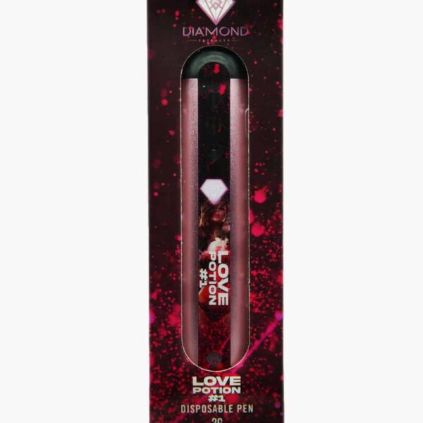 Diamond Concentrates Distillate Disposable Pen Limited Edition - 2g - Love Potion - Bulk
