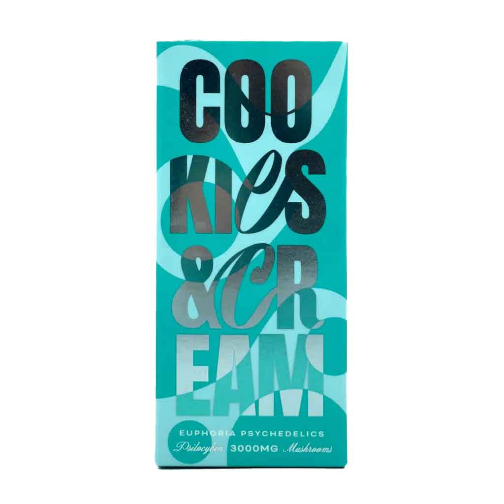 Euphoria-Chocolates-Cookies-Cream-3000mg-1024x1024 Euphoria Psychedelics Chocolate Bar – 3000mg – Cookies and Cream - Image 1