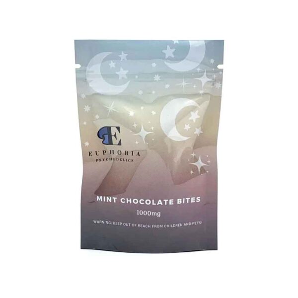 Euphoria Psychedelics – 1000mg - Mint Chocolate Bites