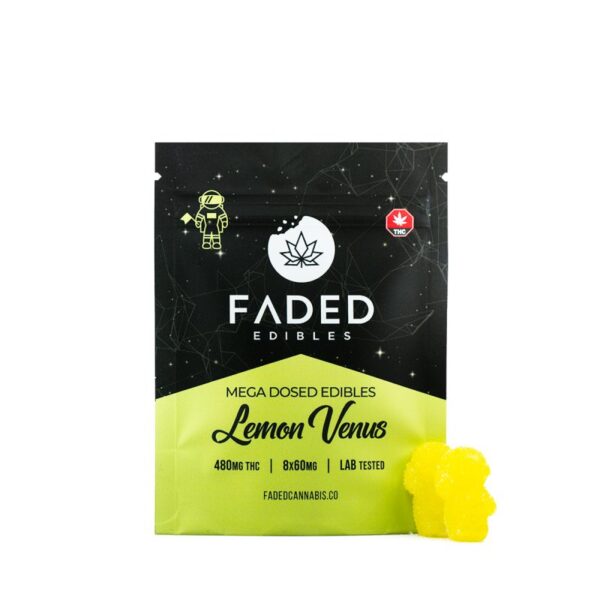 Faded Mega Dosed Astros – 600mg - Lemon Venus - 10 x 60mg - Bulk