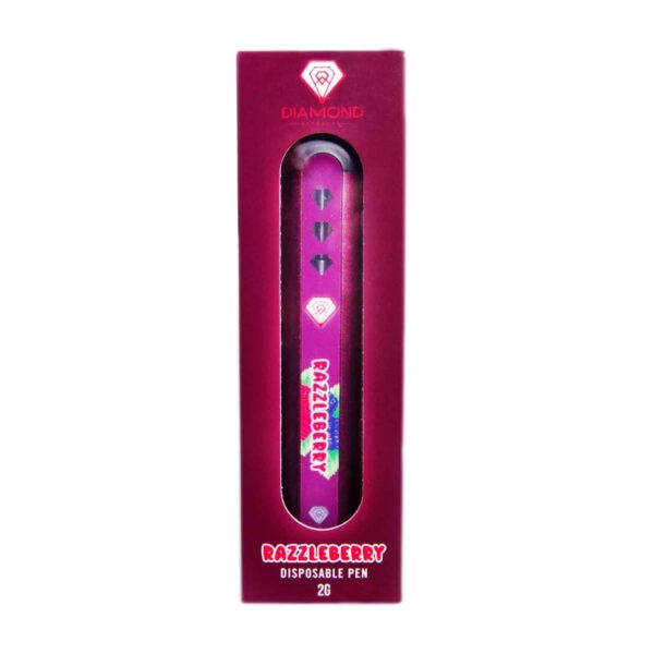 Diamond Concentrates Distillate Disposable Pen - 2g - Razzleberry - Bulk