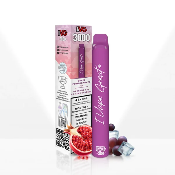 IVG - 3000 - Grape Pomegranate Ice