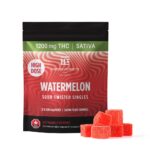 High Dose Sativa Twisted Singles - 1200mg THC - Watermelon