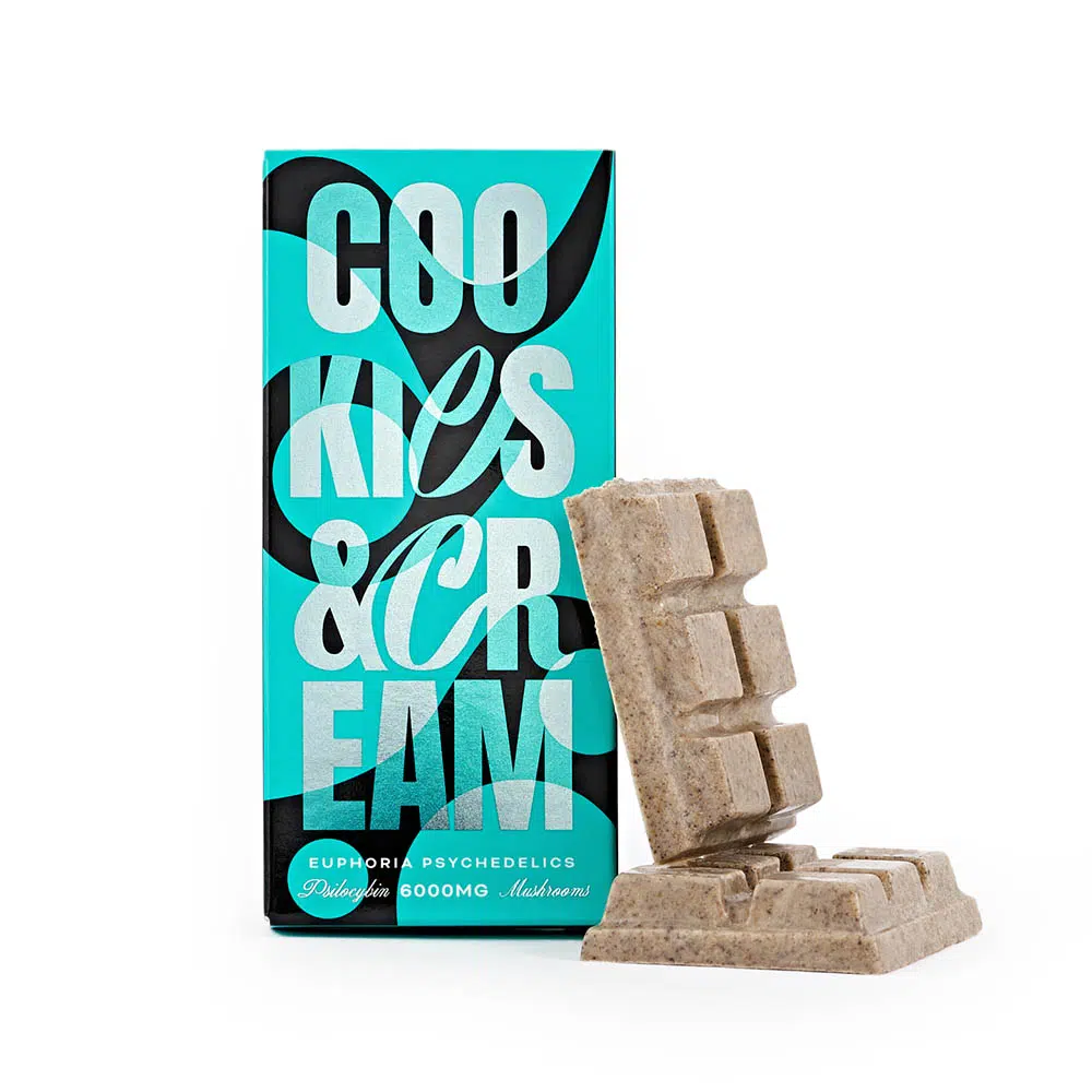 euphoria-cookies-cream-6000mg-frontjpeg Euphoria Psychedelics - 6000mg - Cookies & Cream - Image 1