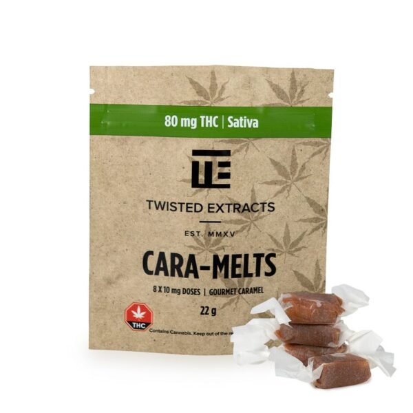 Twisted Extracts - 80mg THC - Cara-Melts Sativa