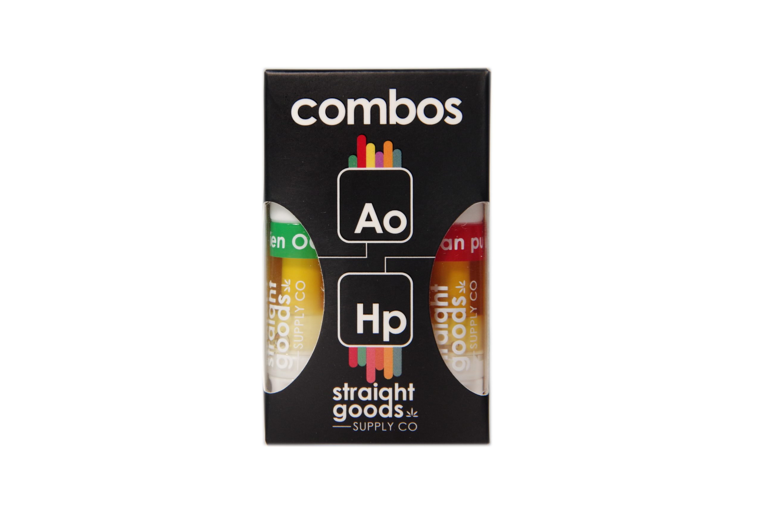 STRAIGHTGOODS-ALIENOGHAWIIANPUNCH 1 Straight Goods 2 In 1 Combos – 2 x 1 Gram Carts – Alien OG (HYBRID) x Hawaiian Punch (SATIVA) Cartridge - Image 1