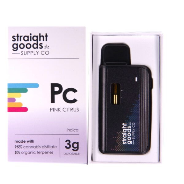 Straight Goods Disposable Pen – 3g - Pink Citrus (Indica) - Bulk