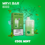 MRVI Bar Rechargeable & Disposable 50mg Nic - 8000 puffs - Cool Mint