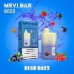 MRVI Bar Rechargeable & Disposable 50mg Nic - 10000 puffs - Blue Razz
