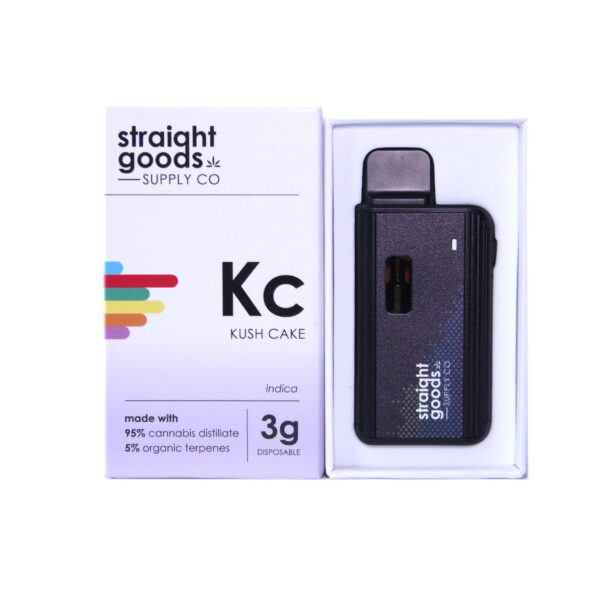 Straight Goods Disposable Vape Pen – 3g - Kush Cake