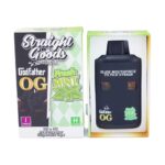 Straight Goods Dual Chamber Vape – 3g + 3g - Godfather OG x Fresh Mint - 6 Gram THC