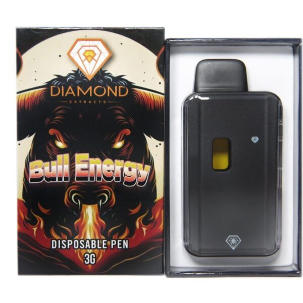 Diamond Concentrates Distillate Disposable Pen - 3g - Bull Energy