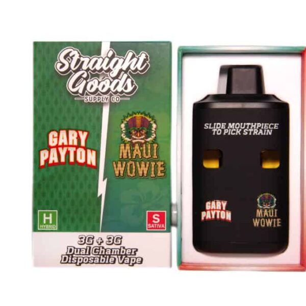 Straight Goods Dual Chamber Vape - 3g + 3g - Gary Payton x Maui Wowie - Bulk