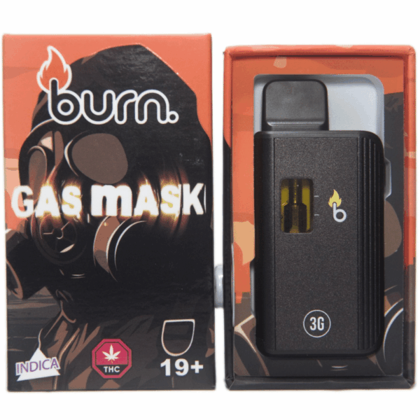 Burn Disposable Vapes - 3g - Gas Mask