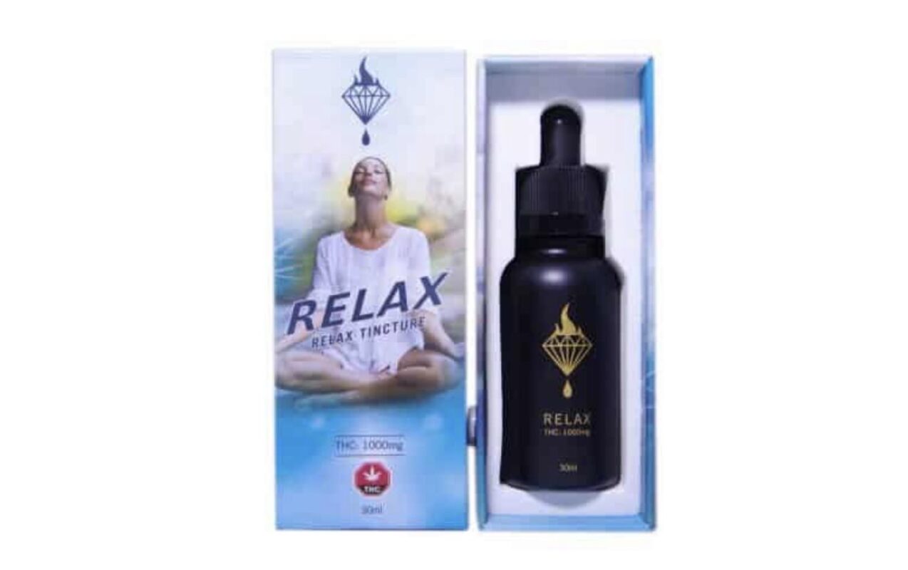 diamond-relax-tincture Diamond Relax THC Tincture - 1000mg THC - 30ml - Image 1