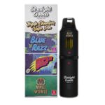 Straight Goods Triple Chamber Vape – 3g + 3g + 3g – Blue Razz x Super Boof x Maui Wowie – 9 Gram THC