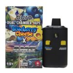 Burn Dual Chamber Vape – 3g + 3g - Blueberry Cheese x AMG - 6 Gram THC