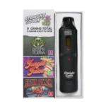 Straight Goods Triple Chamber Vape – 3g + 3g + 3g – Death Bubba x Jungle Juice x Fruit Punch – 9 Gram THC