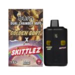 Burn Dual Chamber Vape – 3g + 3g - Golden Goat x Skittlez - 6 Gram THC