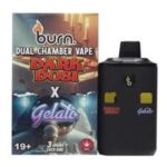 Burn Dual Chamber Vape – 3g + 3g - Dark Dosi x Gelato - 6 Gram THC