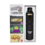 Straight Goods Triple Chamber Vape – 3g + 3g + 3g – Tom Ford x Purple MAC x Mimosa – 9 Gram THC