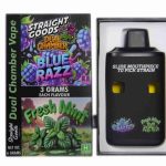 Straight Goods Dual Chamber Vape – 3g + 3g – Blue Razz x Fresh Mint