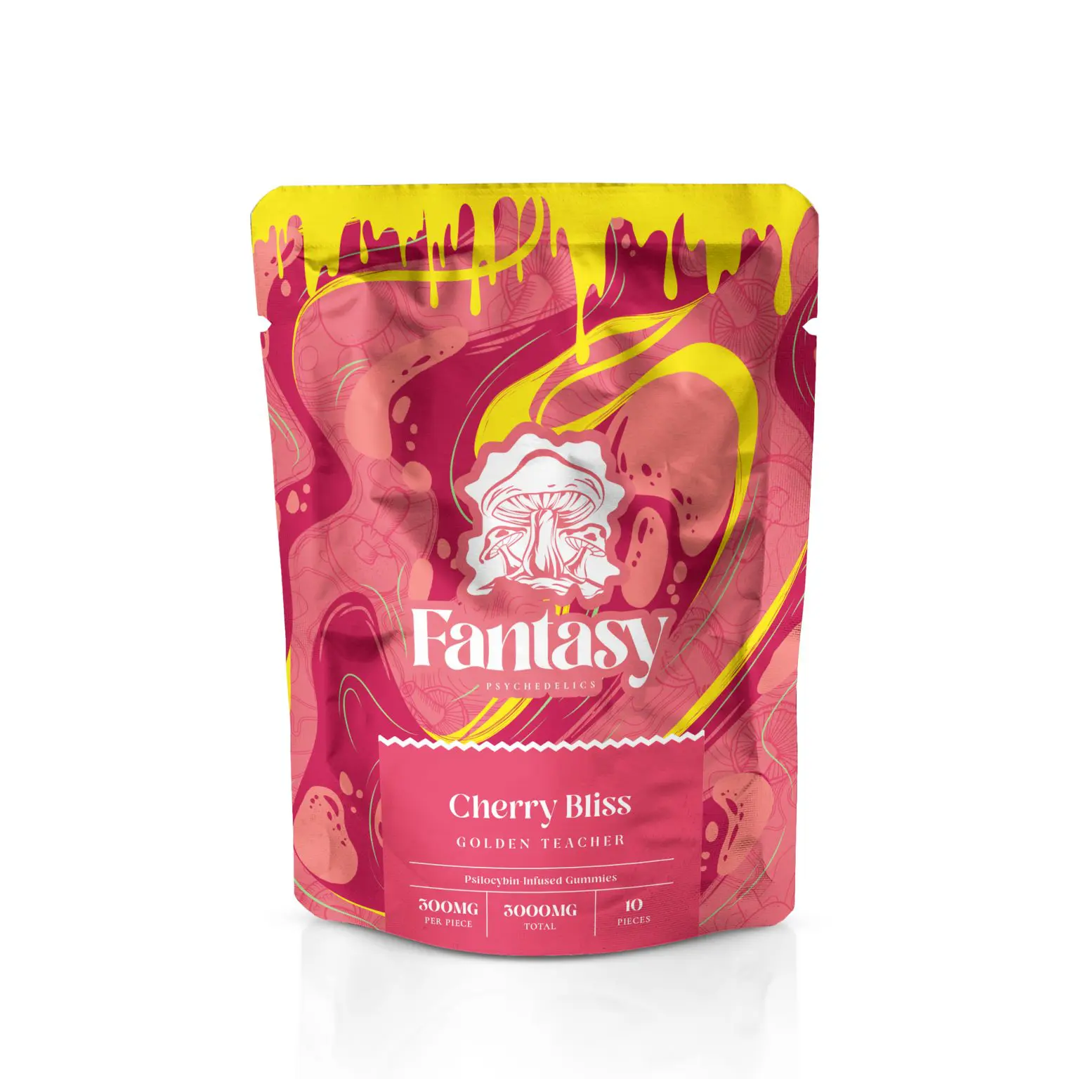 Fantasy_Psychedelics_Jelly_Edibles_GT_CherryBliss_Mockup-1536x1536.jpg Fantasy Psychedelics Gummies - 3000mg - Cherry Bliss - Golden Teacher - Image 1