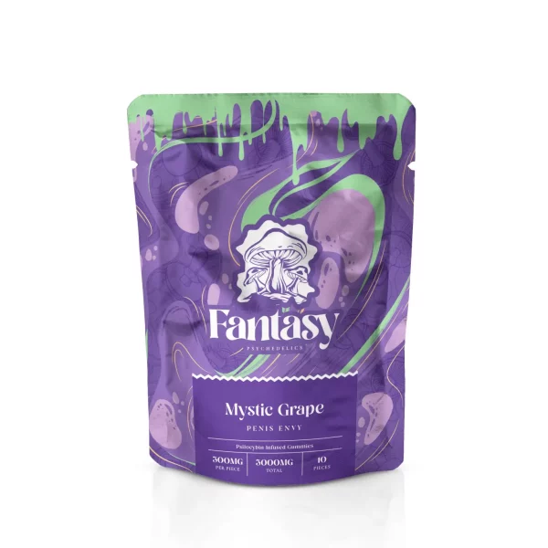 Fantasy Psychedelics Gummies - 3000mg - Mystic Grape - Penis Envy - Bulk